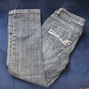 Cropped Salt Works jeans NEVER BEEN WORN!
